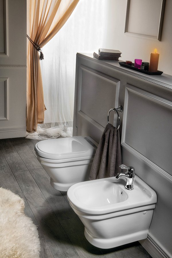 ANTIK bidet závěsný, 36x53 cm, bílá AN510