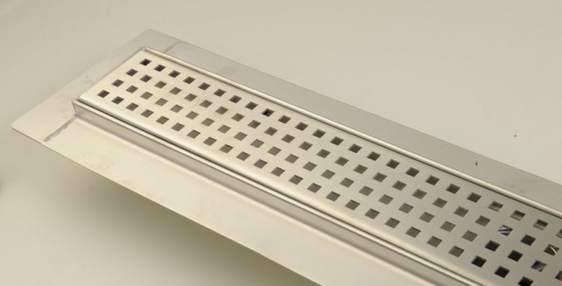 MANUS QUADRO nerezový podlahový žlab s roštem, L-650, DN50 GMQ32