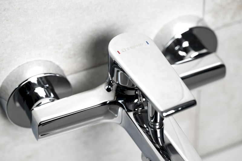 KAI nástěnná vanová baterie, chrom KA10