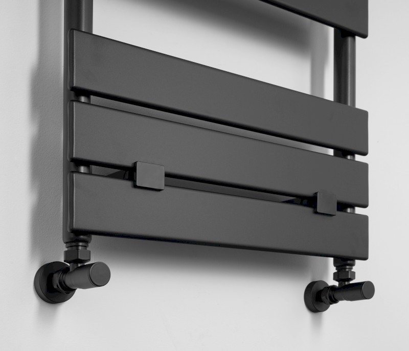 C-START připojovací sada ventilů ruční rohová, černá mat SC237B