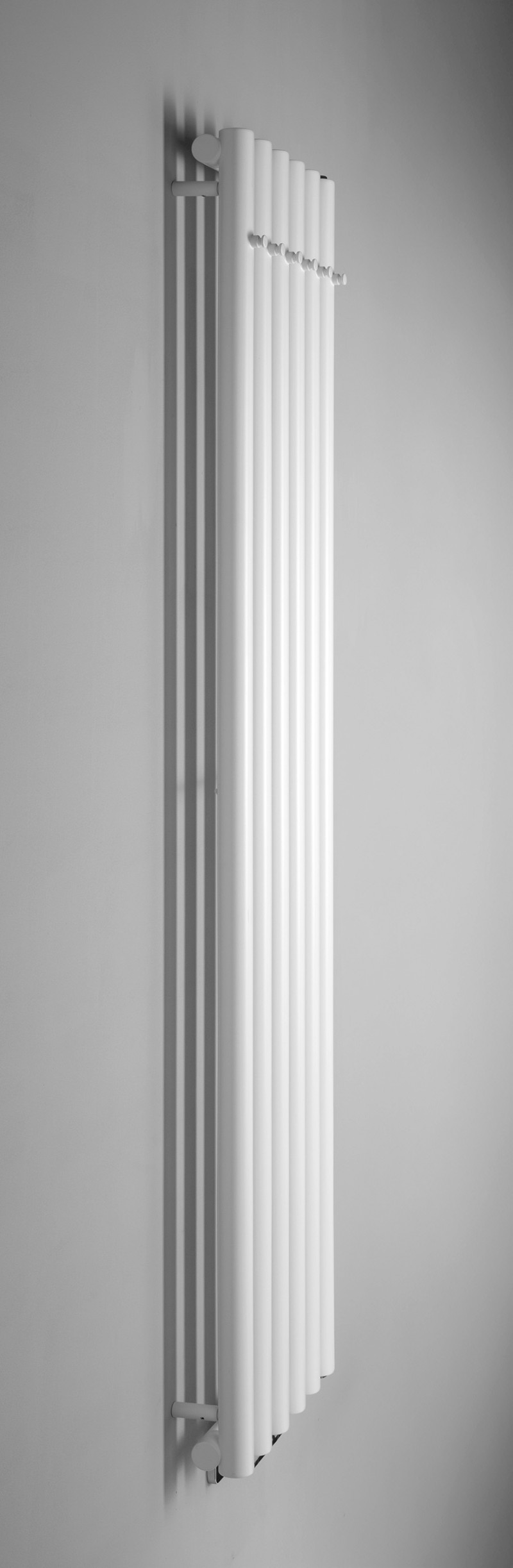 PILON otopné těleso 418x1800mm, se šesti háčky pro ručník, bílá mat IZ131T