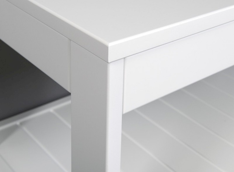 ETIDE policový regál nízký 61x45x36 cm, bílá mat ET061