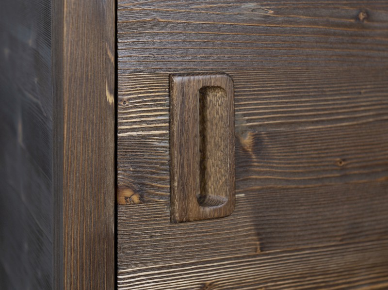 BRAND doplňková skříňka 40x140x30cm, pravá, mořený smrk BA043S