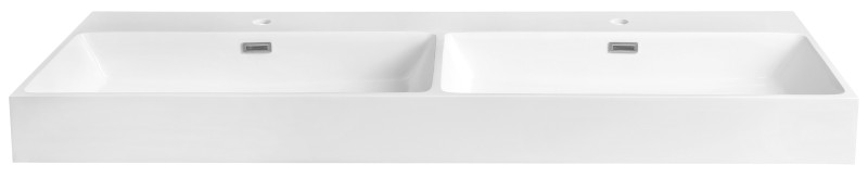 AQUATIC umyvadlo, litý mramor, 140x46cm, bílá AT140