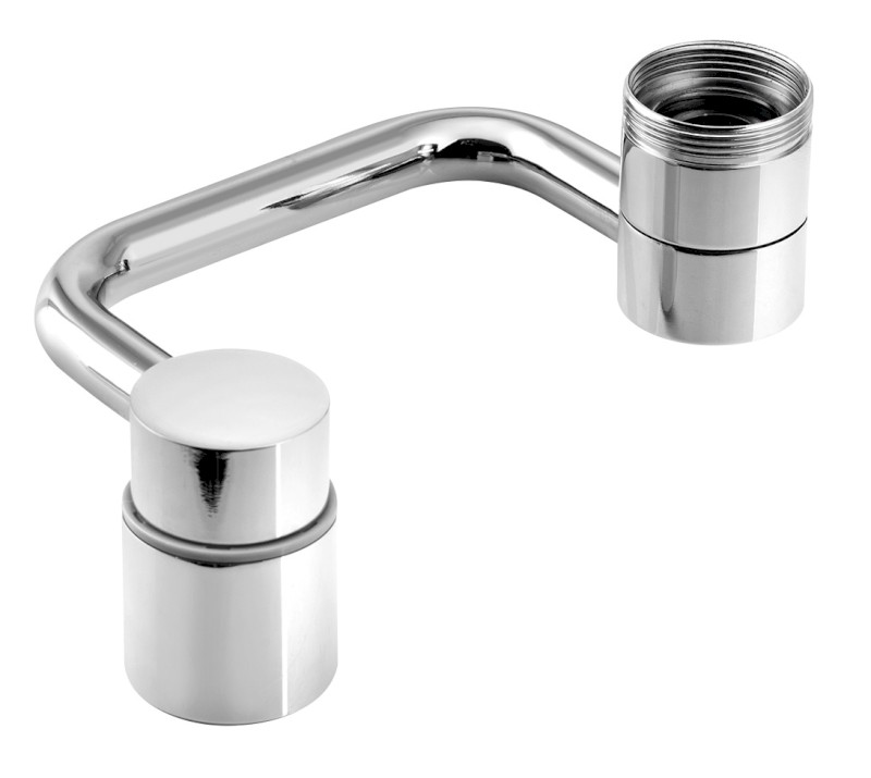 Otočný nástavec na vodovodní baterii, vnější závit M24x1, vnitřní závit M22x1, chrom 3358.01