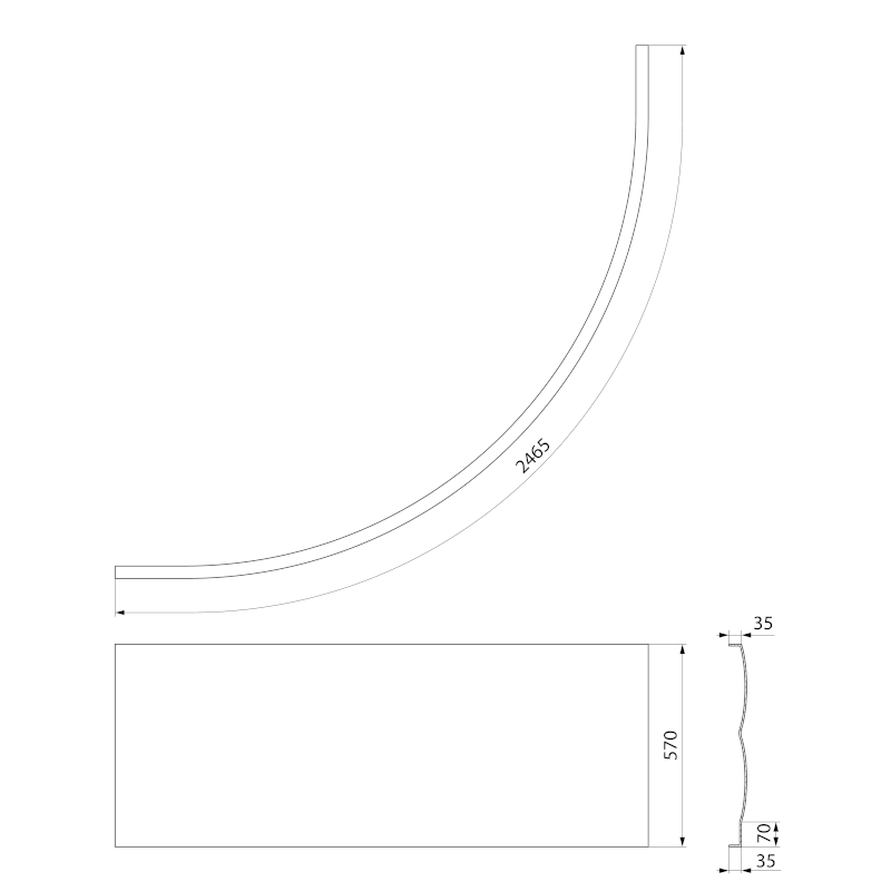 SIMONA 150 panel čelní 94312