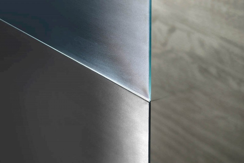 WALK-IN zástěna jednodílná k instalaci na zeď, 800x1900 mm, sklo Brick WI080