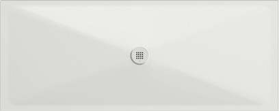 Keramická sprchová vanička, obdélník 200x80x2cm, bílá mat 46200809