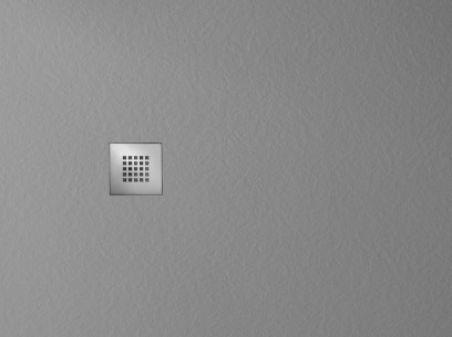 MITIA sprchová vanička z litého mramoru, obdélník 120x80cm, šedá PMS12080