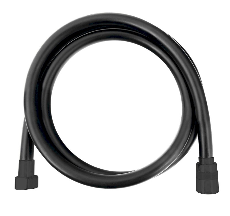 SOFTFLEX plastová sprchová hadice, 150cm, černá mat 1208-17