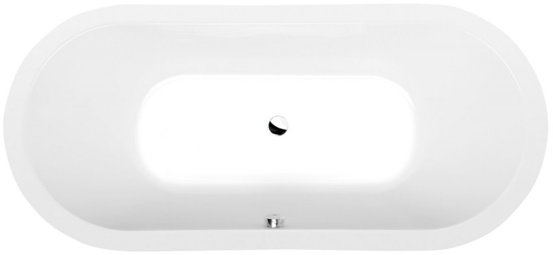 VIVA O oválná vana 185x80x47cm, bílá 72179