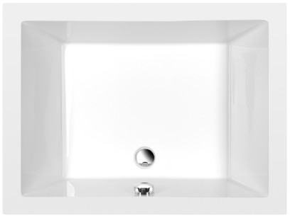 DEEP hluboká sprchová vanička, obdélník 100x75x26cm, bílá 72879
