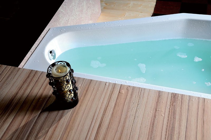 TIGRA L asymetrická vana 170x80x46cm, bílá 90111