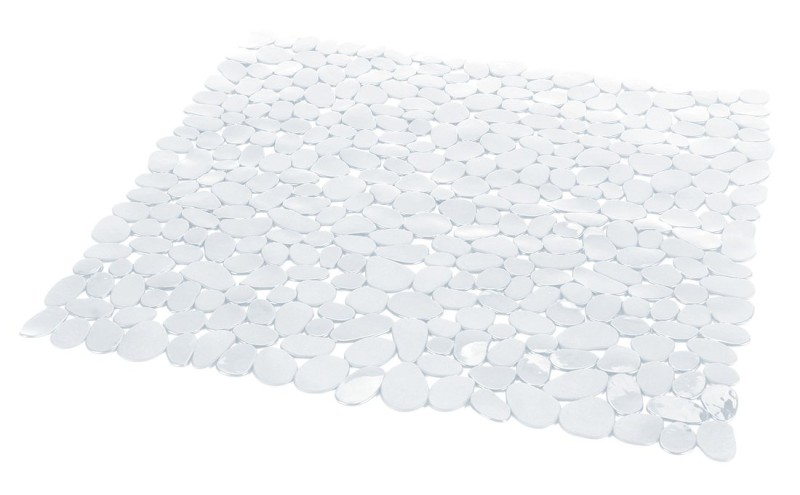 RIVER podložka do sprchového koutu, 54x54 cm, s protiskluzem, PVC, čirá TADO40100