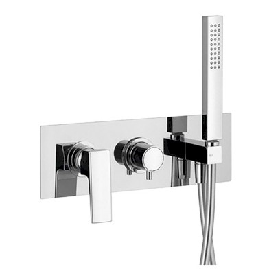 DIMY podomítková sprchová baterie s ruční sprchou, 2 výstupy, chrom DM142