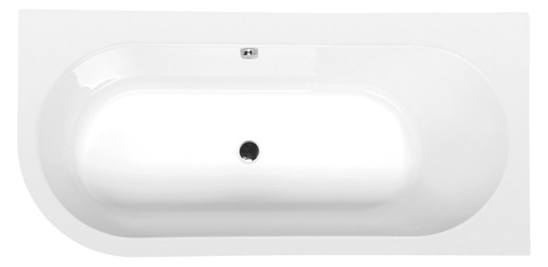 ASTRA R MONOLITH asymetrická vana 160x75x60cm, bílá 34611M