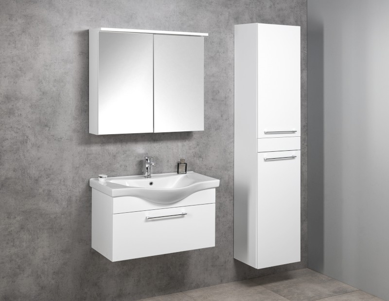 ZARA 80 keramické umyvadlo nábytkové 79,5x46cm, bílá 10080