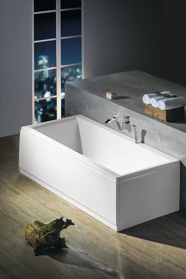 CLEO obdélníková vana 160x75x48cm, bílá 93611