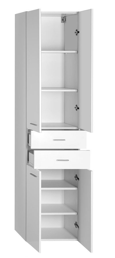 ZOJA/KERAMIA FRESH skříňka vysoká se zásuvkami 50x184x29cm, bílá 51291