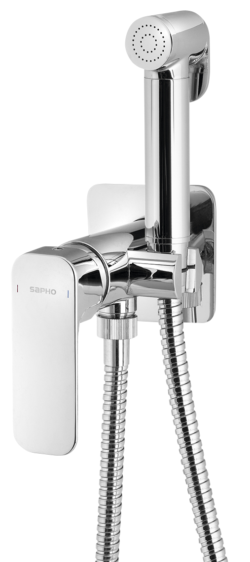 SPY podomítková bidetová baterie se Stop sprškou, chrom PY13