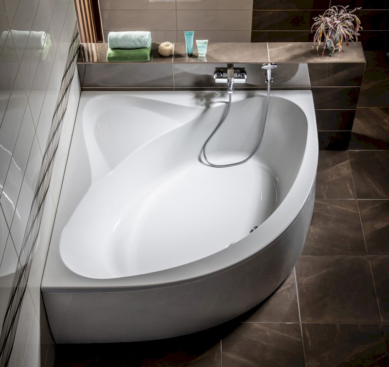 DYJE rohová vana 150x150x42cm, bílá A1550