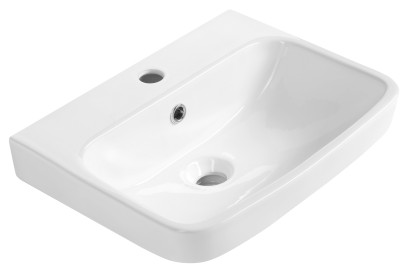 VIBRANT keramické umyvadlo 46x33cm, bílá 201.097.0