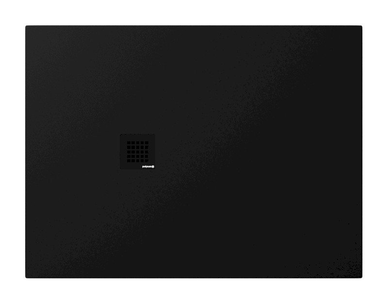 TRENECA vanička z litého mramoru s možností úpravy rozměru, 120x90cm, černá mat 84307.21