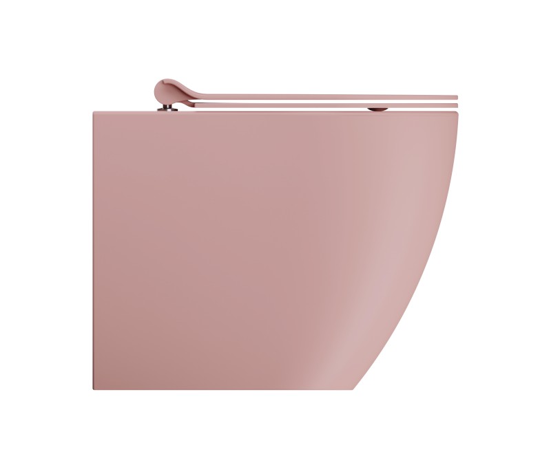 PURA WC mísa stojící, Swirlflush, 36x55cm, spodní/zadní odpad, blush dual-mat 889024