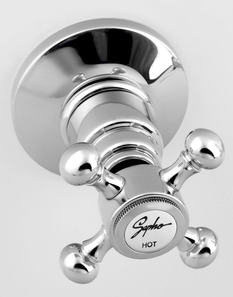 ANTEA podomítková sprchová baterie, 2 výstupy, chrom SET305-101