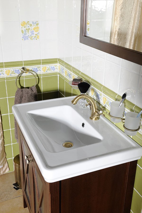 CROSS umyvadlová skříňka 55x81x43cm, buk CR360