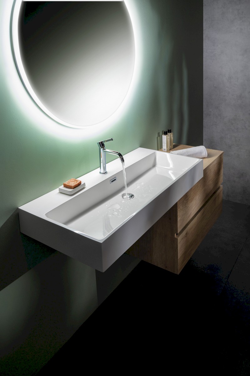 ODETTA umyvadlová skříňka 95x50x43,5cm, dub Alabama DT100-2222