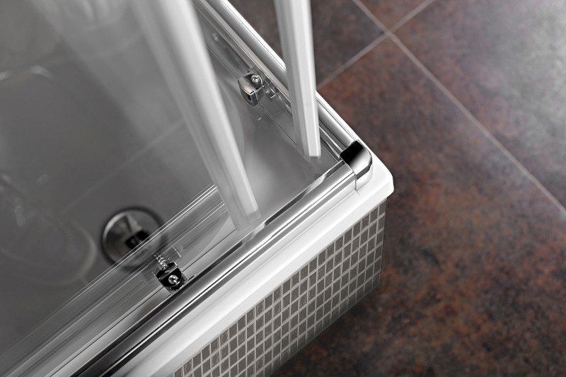 CARMEN čtvercová sprchová zástěna 900x900x1650mm, čiré sklo MD5116