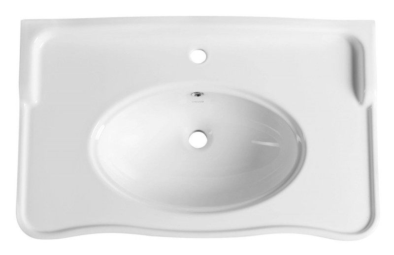 ANTIK keramické umyvadlo 80x50cm, bílá AN080