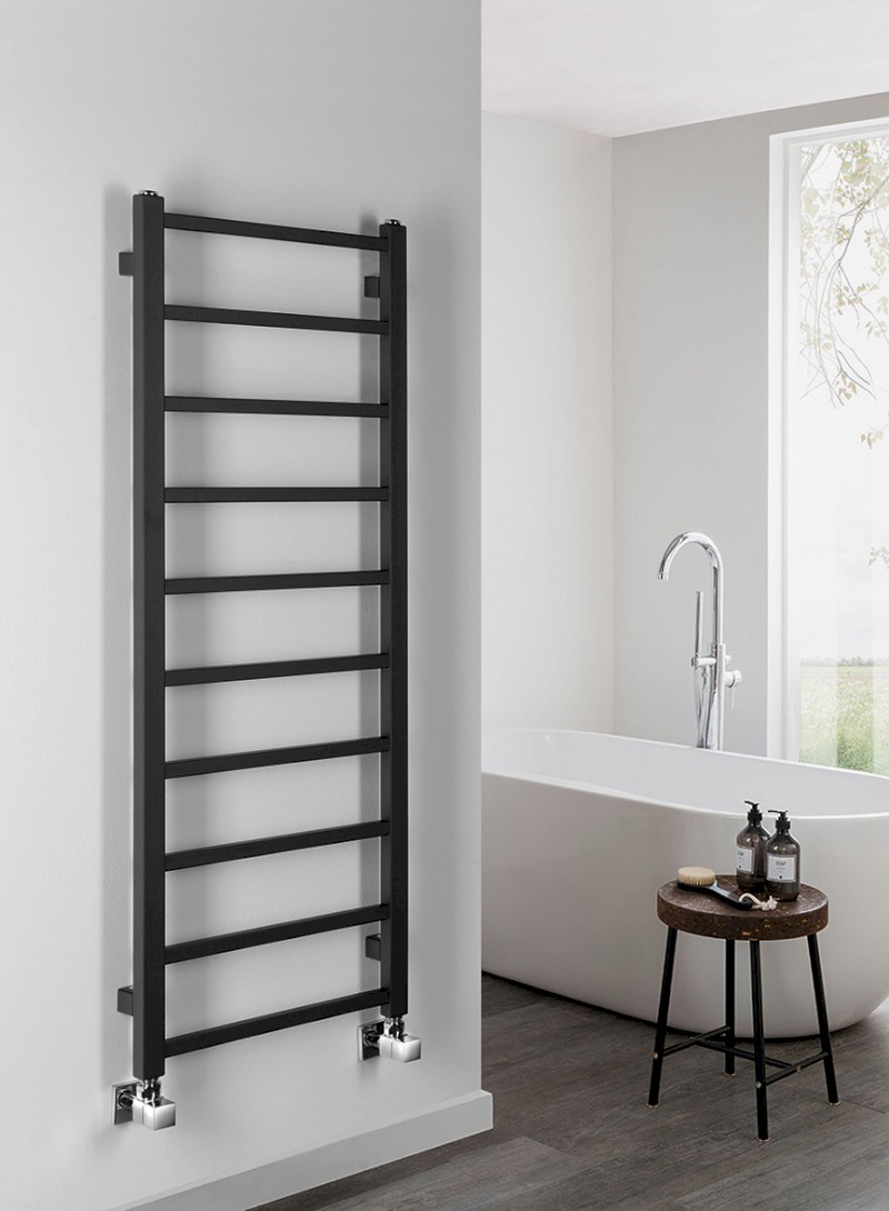 METRO LIGHT otopné těleso 400x1140 mm, černá mat IR445TB