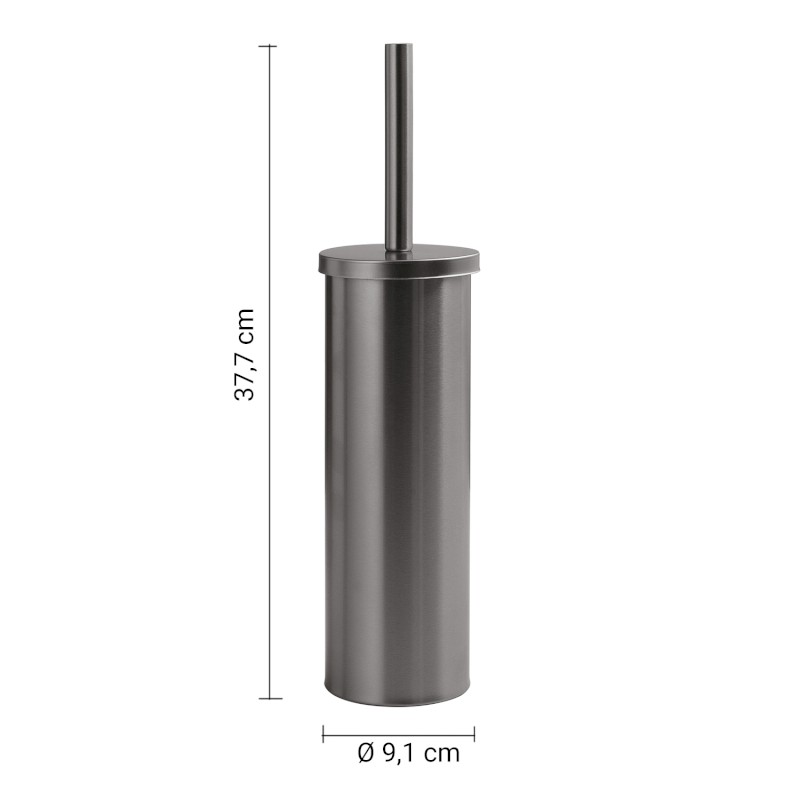 FLIP WC štětka na postavení, gun metal 523381