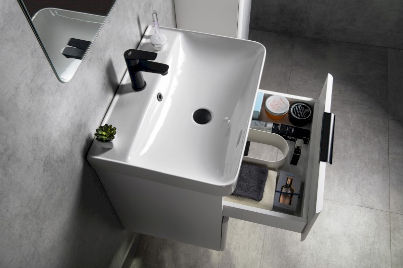 DENEB umyvadlová skříňka 56,5x55x43,5cm, bílá mat DN260