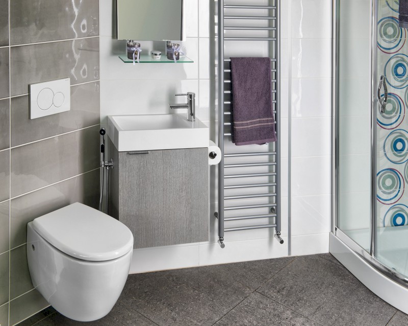 LATUS IV umyvadlová skříňka 49,5x50x25cm, dub stříbrný LT410-1111