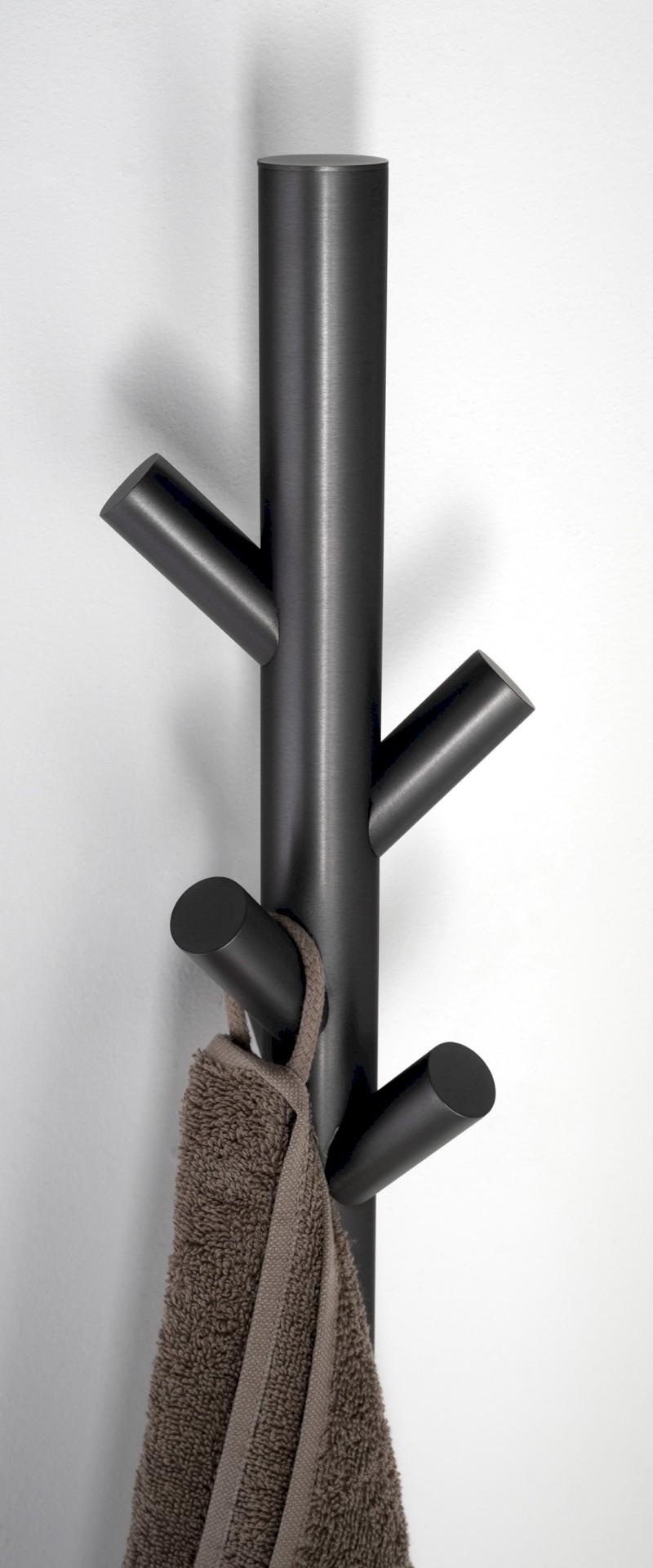 PASADOR elektrický sušák ručníků, kulatý, 150x1500 mm, 30 W, gun metal ER175GM