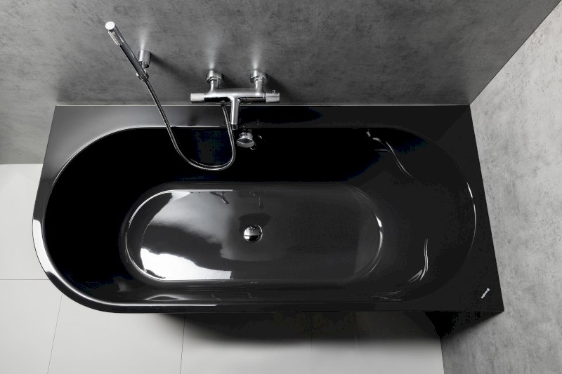 ASTRA R MONOLITH asymetrická vana 160x75x60cm, šedá 34611M.30