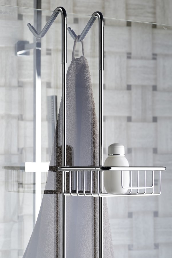 SMART police do sprchy závěsná, chrom XJ602