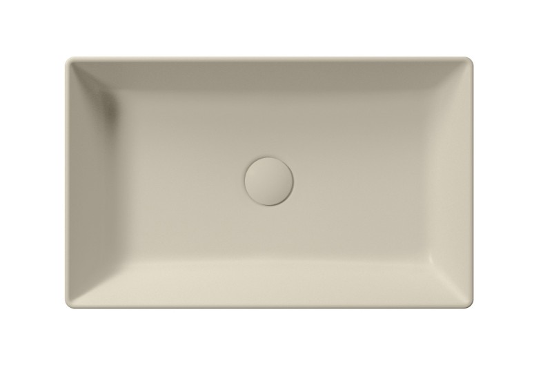 KUBE X keramické umyvadlo na desku, 60x37cm, creta mat 945308