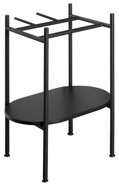 PUNO podstavec pod umyvadlo 400x820x360mm, černá SKA570-2