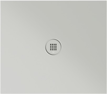 Keramická sprchová vanička, obdélník 80x70x2cm, cenere mat 46080717