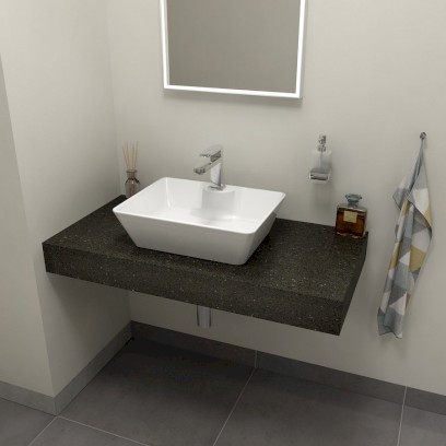 TAILOR rockstone deska 110x50 cm, provedení límce R TR110R