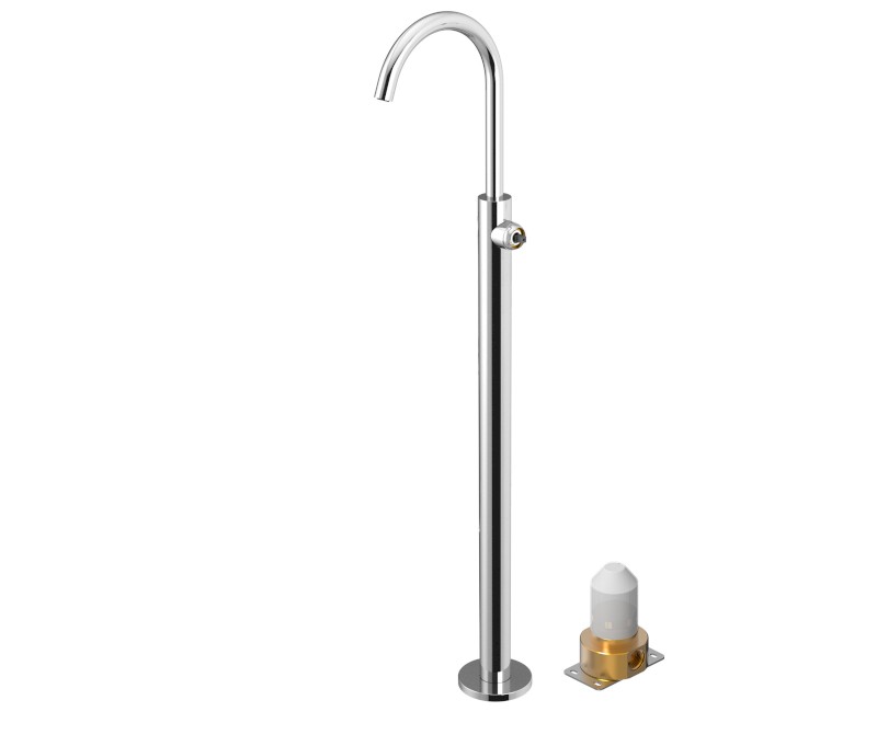 ULTRAMIX tělo umyvadlové baterie s přípojením do podlahy, chrom UT016-1