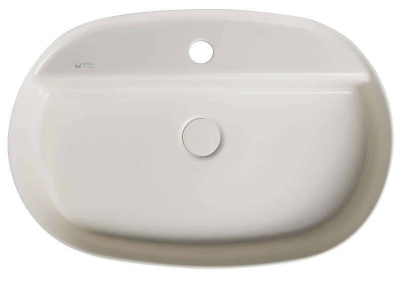 INFINITY OVAL keramické umyvadlo na desku, 60x40cm, ivory 10NF65060-2K