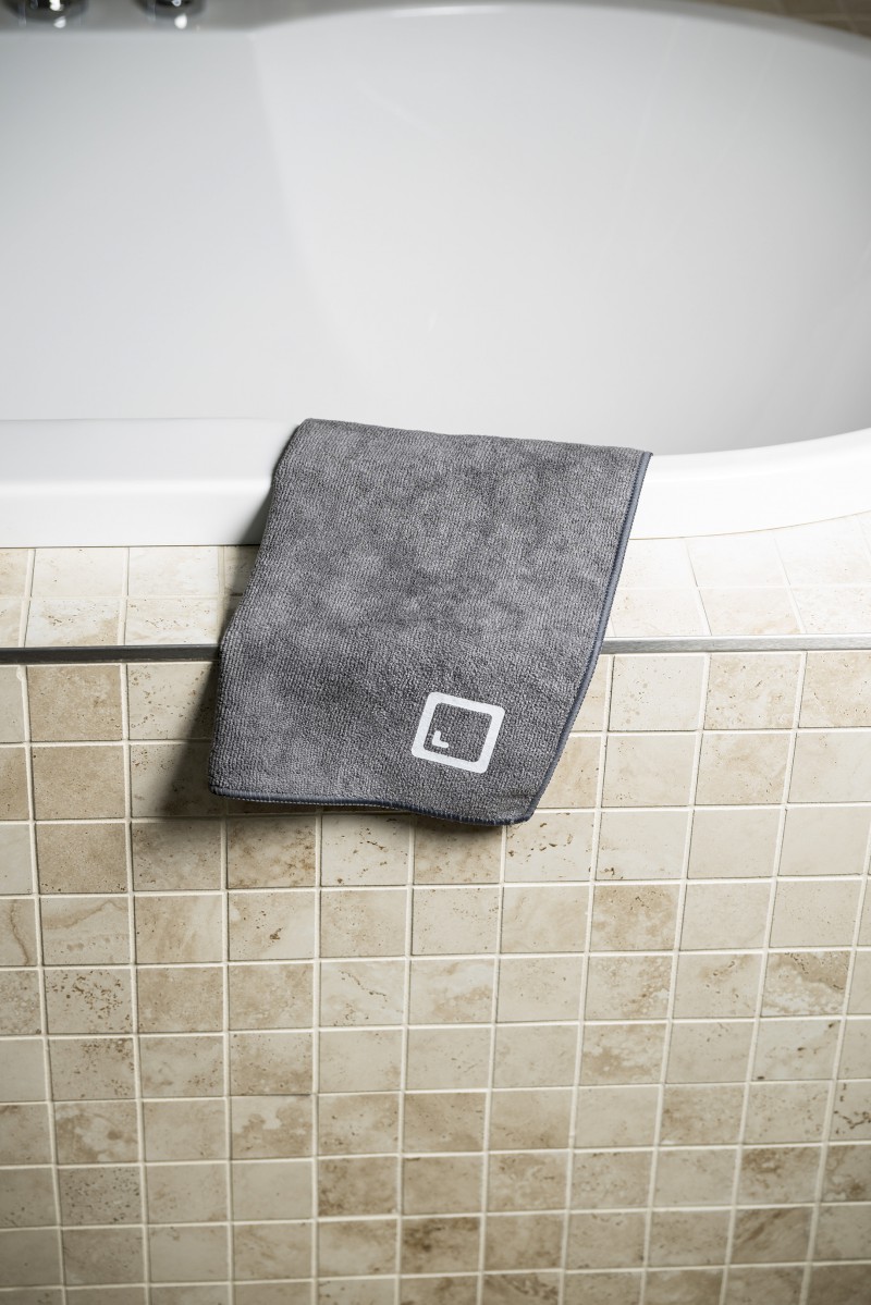 SAPHO mikrohadřík 40x40cm, šedá MIK01