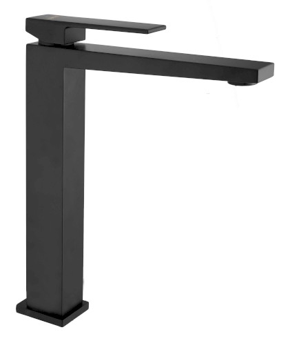 SPECTRE stojánková umyvadlová baterie vysoká, černá mat 1102-04B