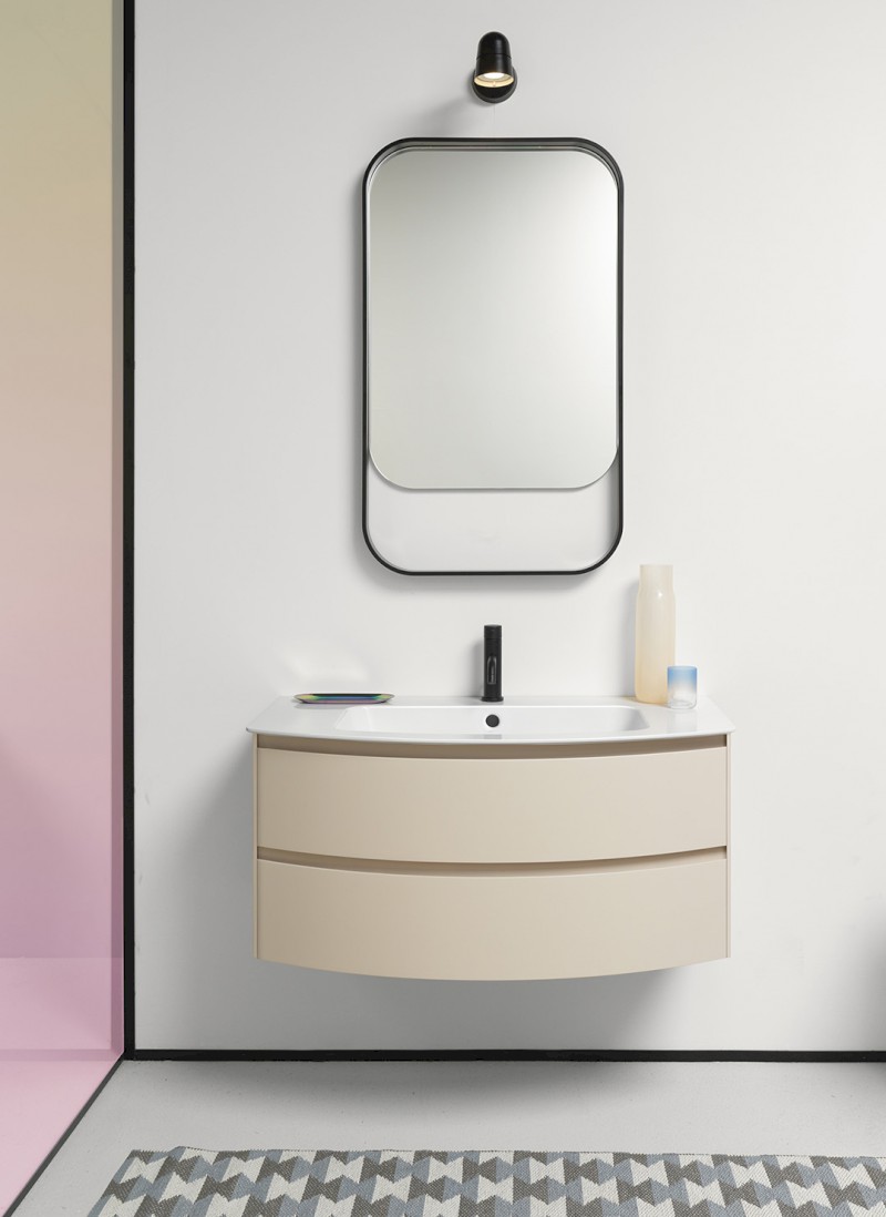 PURA keramické umyvadlo Slim oblé 102x52cm, bílá ExtraGlaze 8825111