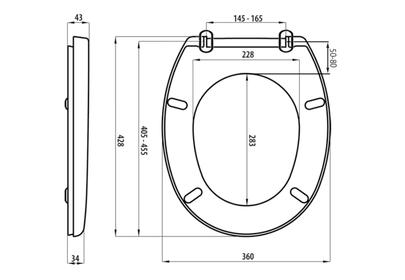 FIXET WC sedátko, bílá ST278